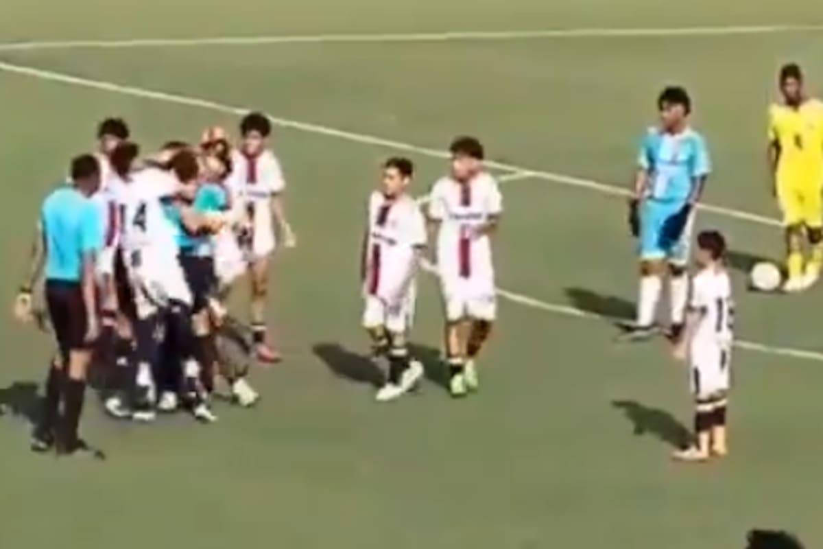 Video: árbitro y padre de familia protagonizan bochornoso episodio en torneo sub 15