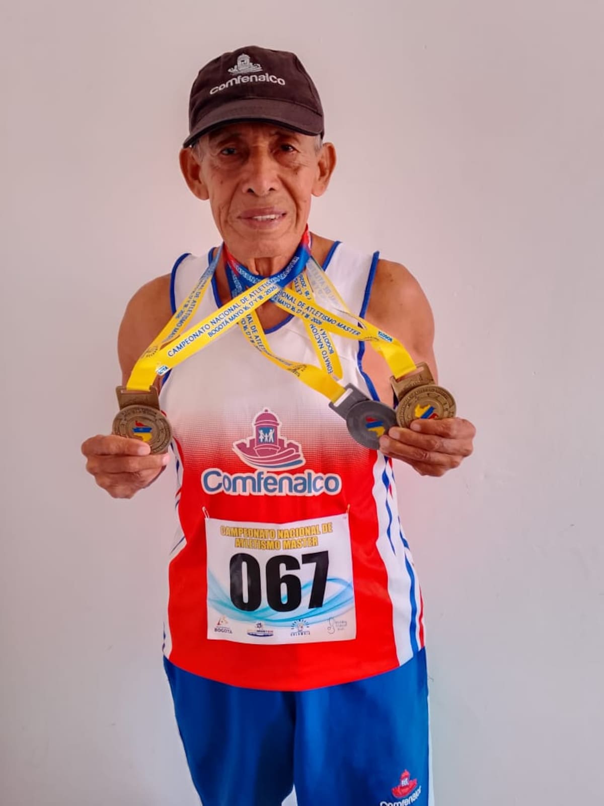 Arcadio Martínez sigue brillando en el atletismo. //Foto: cortesía Arcadio Martínez.