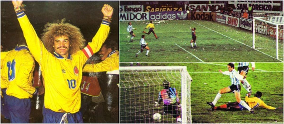Colombia consiguió su única victoria sobre Argentina en Buenos Aires por 0-5 rumbo al Mundial de 1994. //Archivo Colprensa