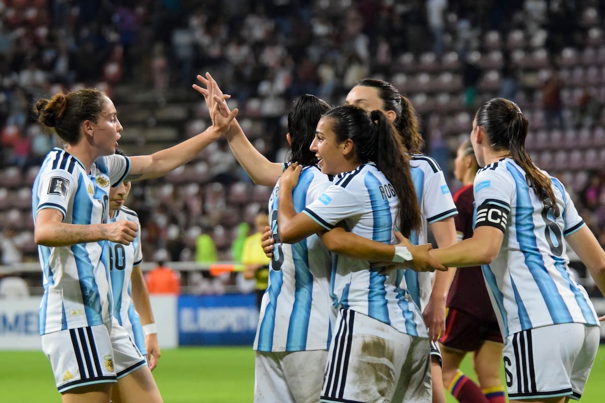 Argentina también quiere asegurar su cupo al Mundial Femenino de Brasil 2027. //Foto, EFE: Edison Suárez