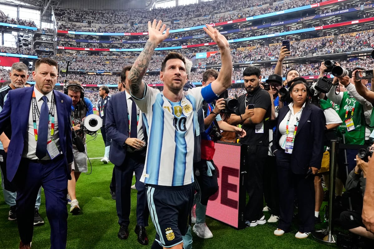 Lionel Messi le dijo adiós a la selección de Argentina. //Foto, AP: Tony Gutiérrez