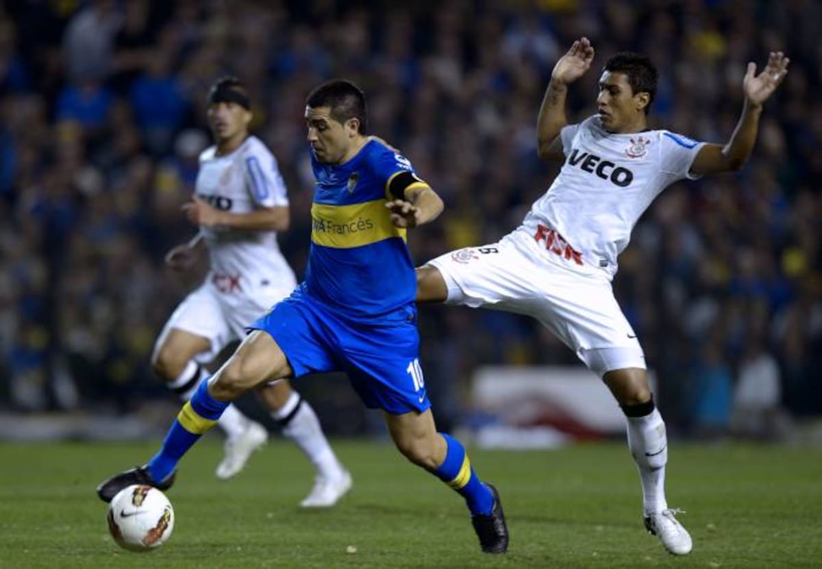 Juan Román Riquelme, estandarte y siempre figura de Boca Juniors, estará presente en la titular de mañana. AFP DANIEL GARCIA