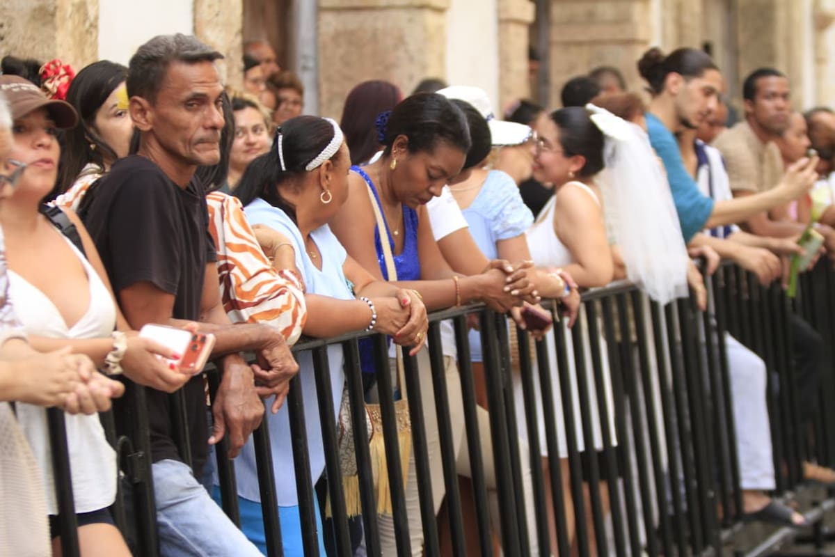 Ariadna Gutiérrez llegó a su boda en Cartagena: El Universal captó imágenes exclusivas. // Óscar Díaz - El Universal