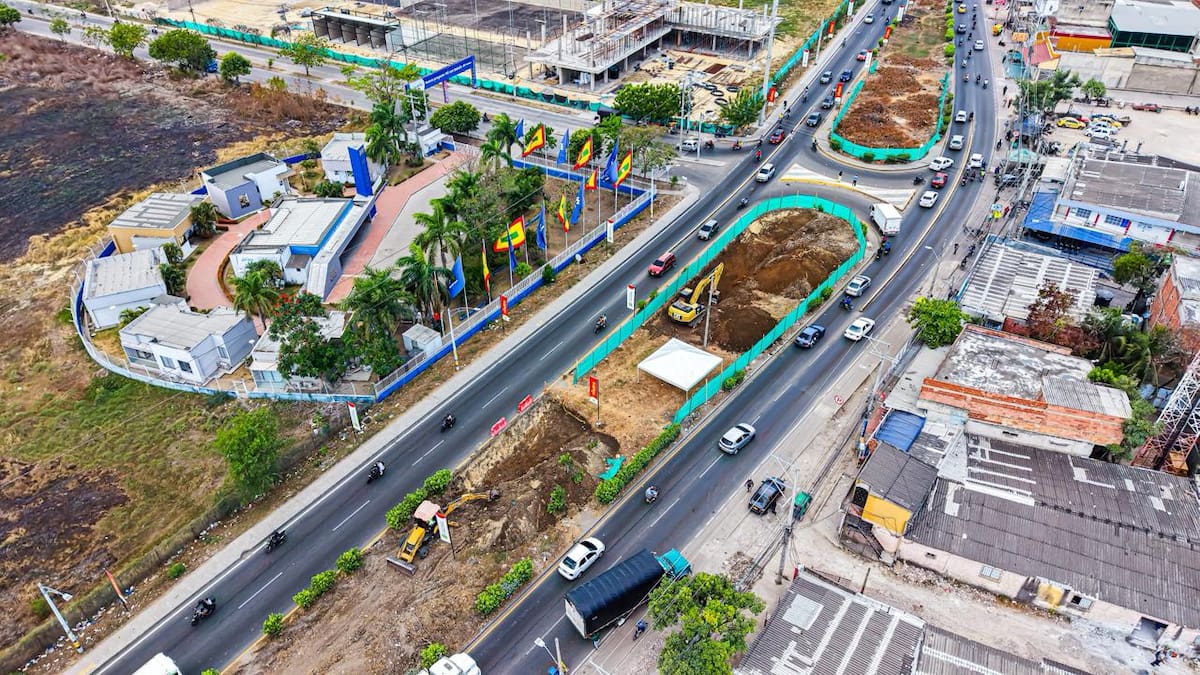 Arrancan obras del Intercambiador de La Carolina en Cartagena. // Foto: cortesía - Distrito