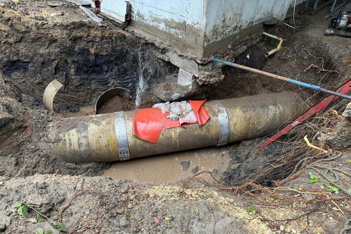 Acuacar finaliza reparación de tubo y comienza bombeo de agua