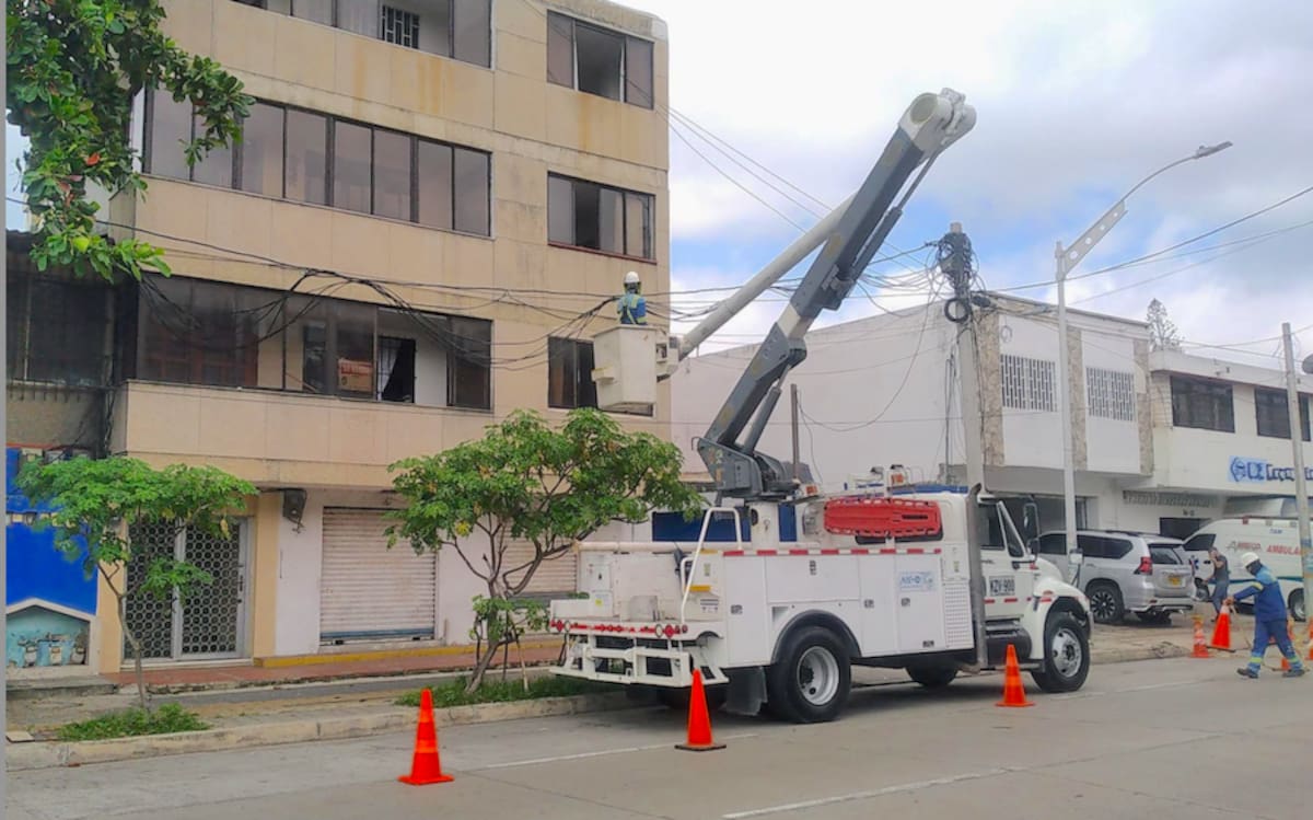 La empresa Air-e Intervenida anuncia que este martes 2 de septiembre habría interrupciones leves en algunos barrios de Barranquilla.//Cortesía.