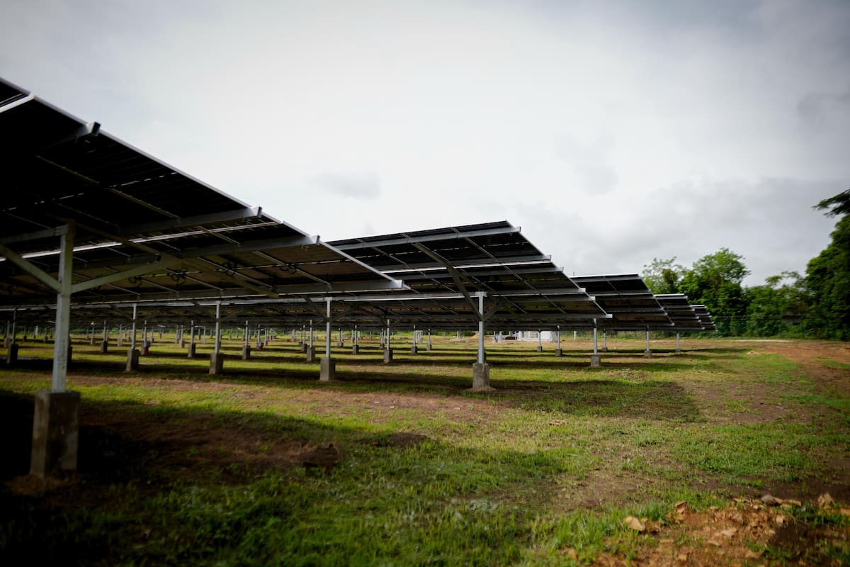 Así es la nueva granja solar que construyeron en Arroyohondo, Bolívar