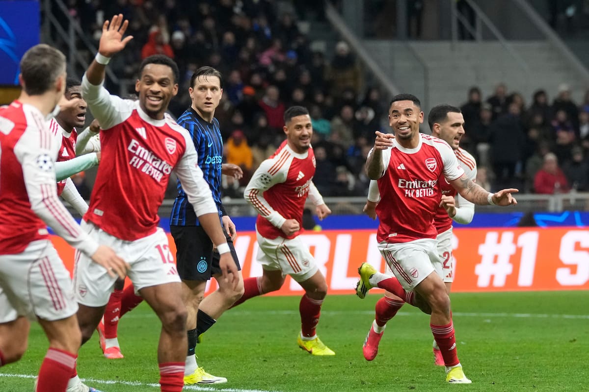 Arsenal logró un triunfo más en la presente edición de la UEFA Champions League. //Foto, AP: Luca Bruno
