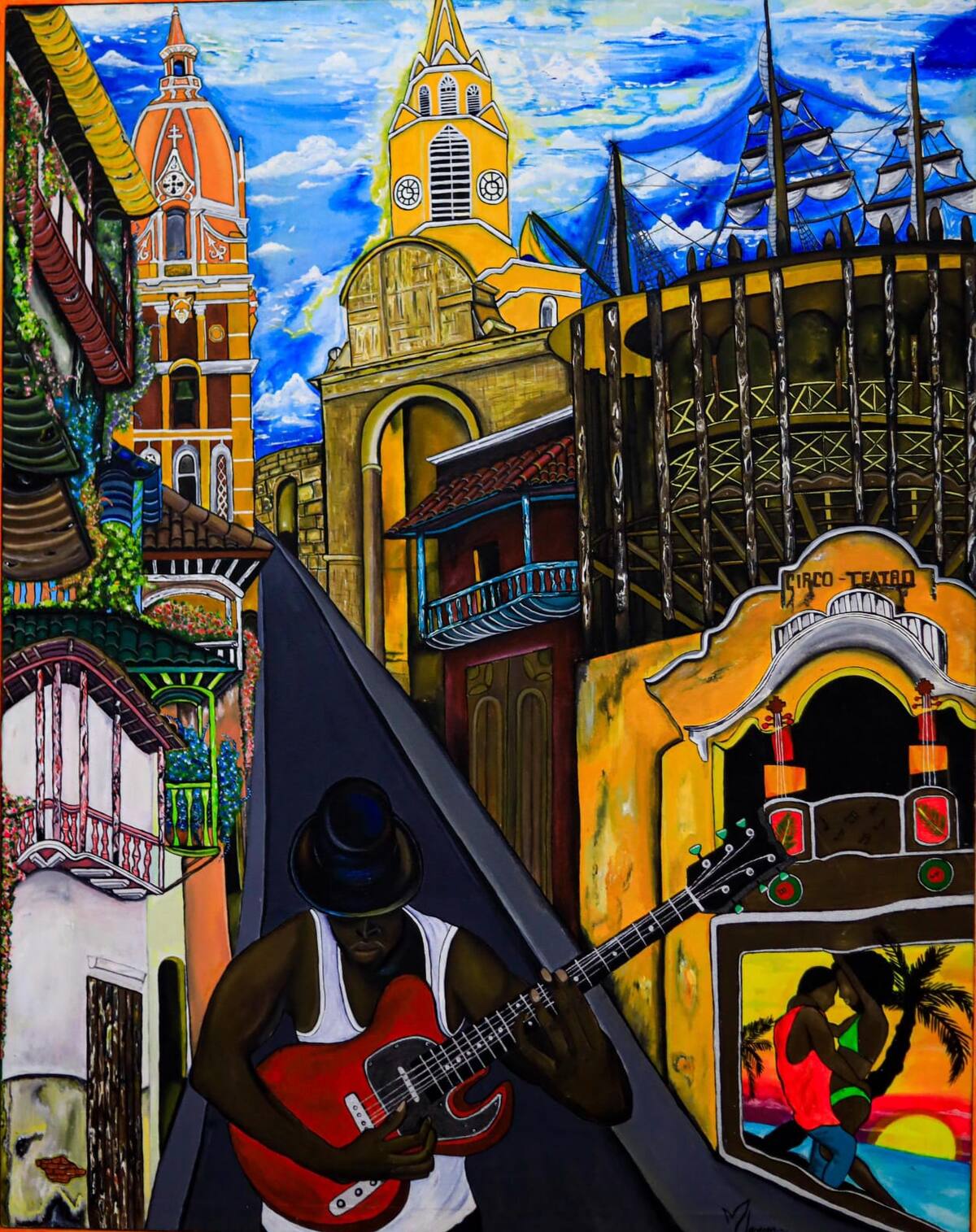 El viaje artístico de Vanessa Periñan se ve reflejado en sus obras. //Fotos: Cortesía.