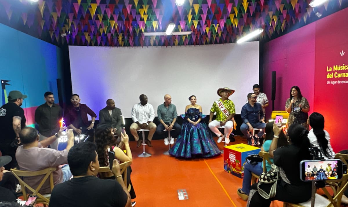 En la Sala Interactiva de la Casa del Carnaval se hizo el anuncio de algunos de los artistas que estarán en la Lectura del Bando del Carnaval de Barranquilla.//Juan M. Cantillo-El Universal.