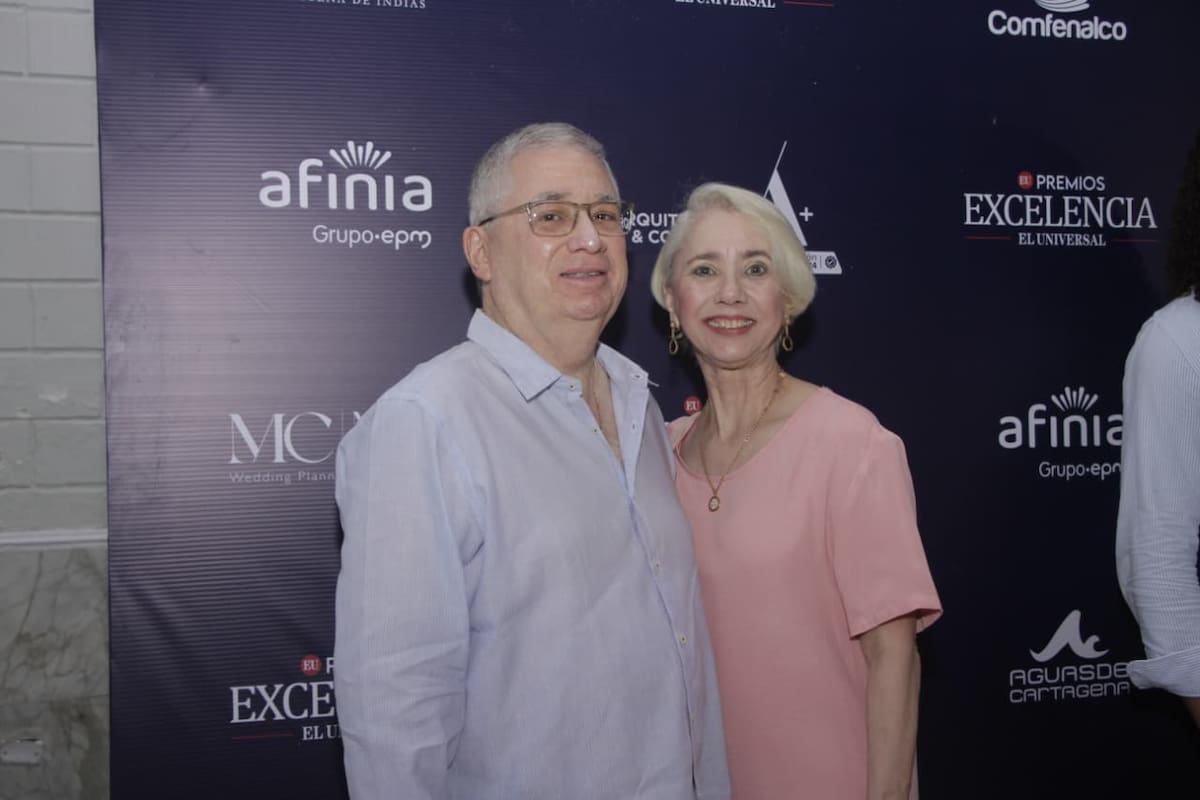 Arturo Cepeda y Alicia Piñeres.