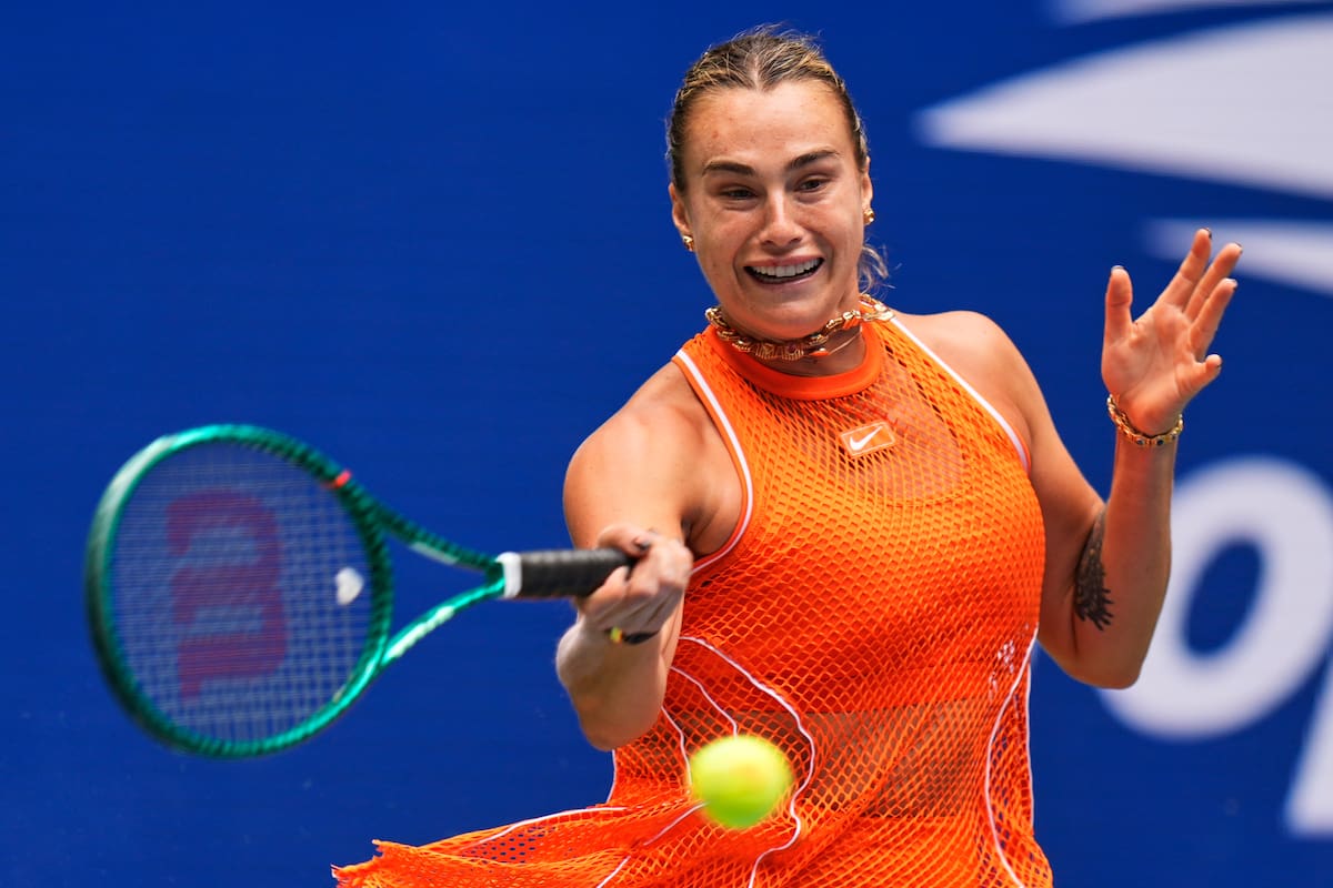 Aryna Sabalenka es la favorita para hacerse con el US Open. //Foto, AP: Seth Wenig