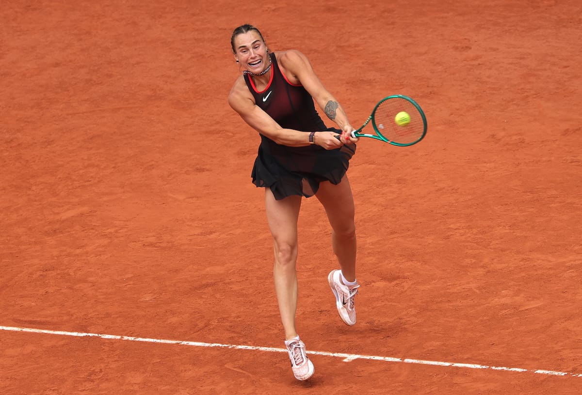 La bielorrusa Aryna Sabalenka era la gran candidata para hacerse con el Roland Garros. //Foto, EFE: Teresa Suárez
