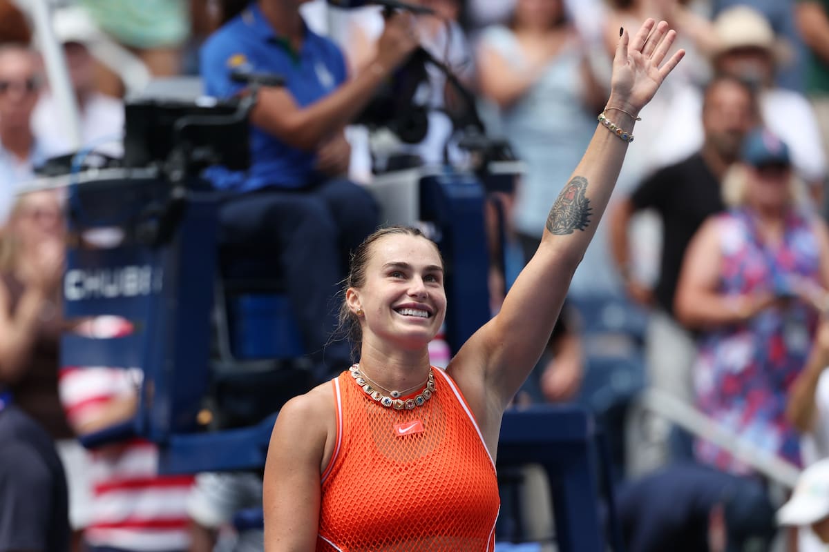Video: Aryna Sabalenka se quejó de fuerte olor a marihuana en su partido del US Open