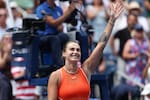 Video: Aryna Sabalenka se quejó de fuerte olor a marihuana en su partido del US Open