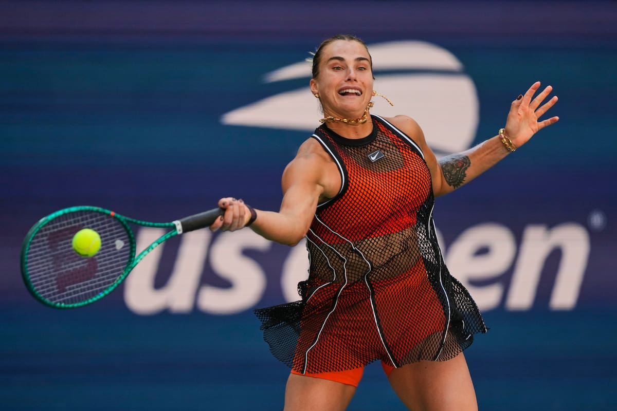 Aryna Sabalenka busca conquistar un nuevo US Open en su carrera. //Foto, AP: Yuki Iwamura