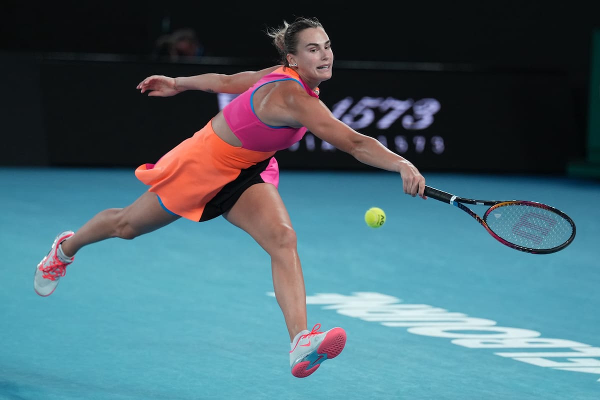 Aryna Sabalenka avanzó a su cuarta final consecutiva de Abierto de Australia. //Foto, AP: Dita Alangkara