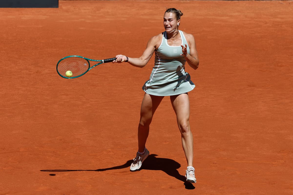 Aryna Sabalenka avanza a paso firme en el WTA 1.000 de Madrid