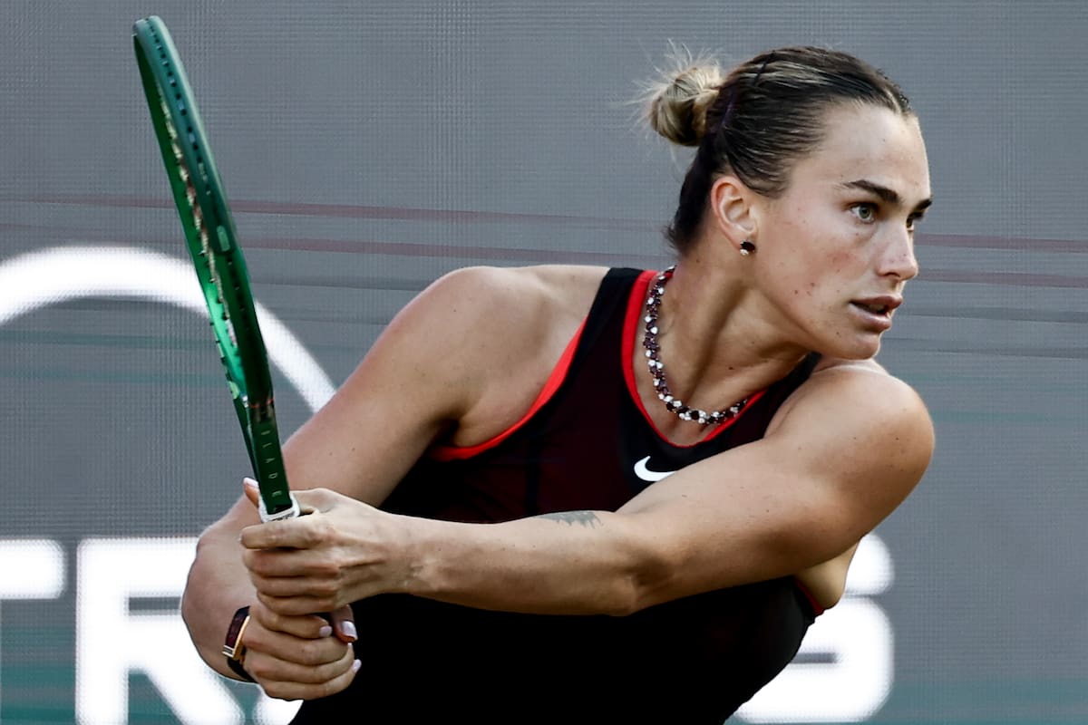 La bielorrusa Aryna Sabalenka es la favorita para hacerse con el Abierto de los Estados Unidos. //Foto, EFE: FILIP SINGER