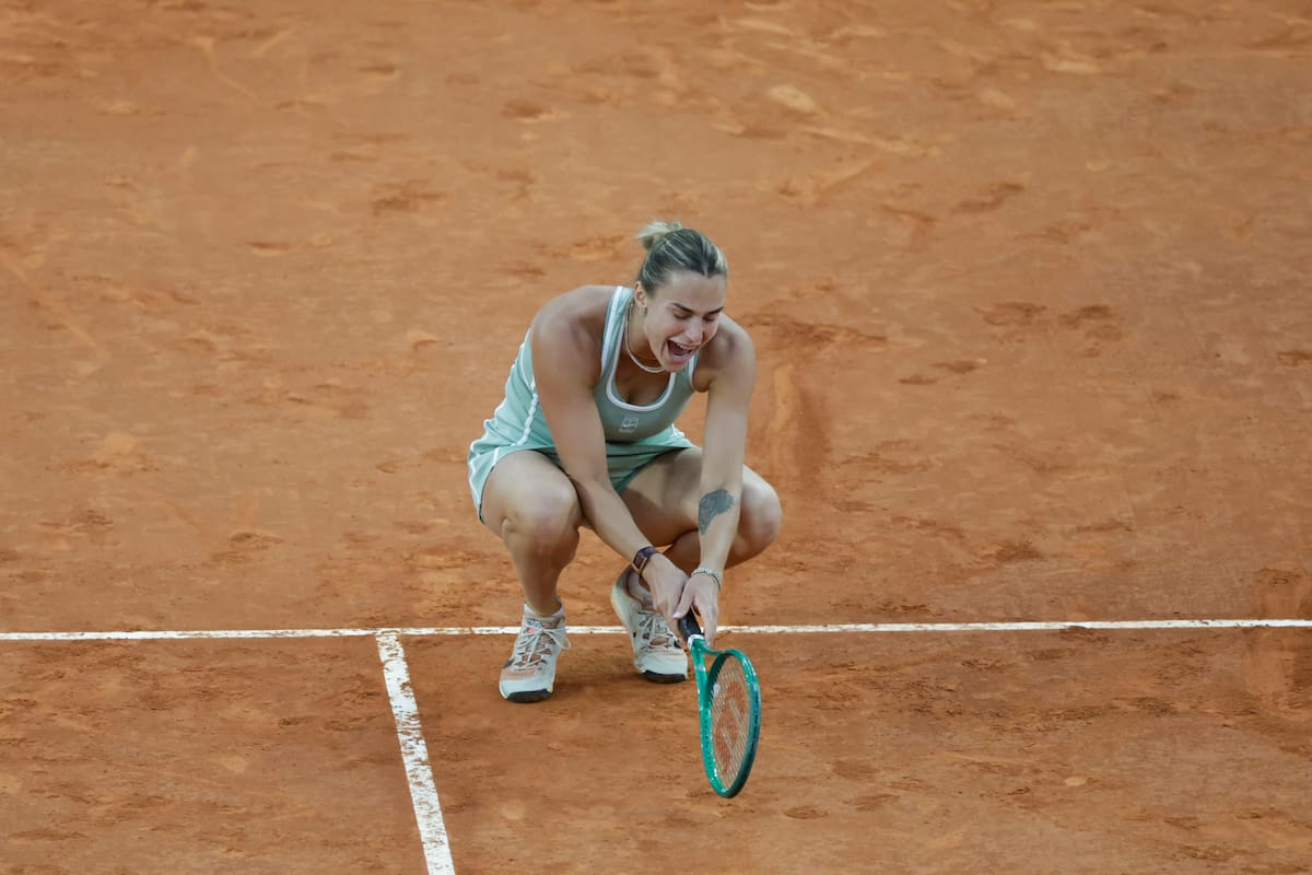 ¡Sorpresa en Italia! Aryna Sabalenka cayó en tercera ronda de Roma
