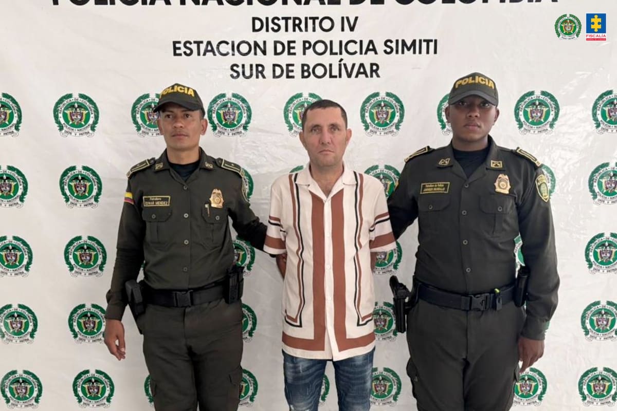 Aseguran a dos hombres señalados de 2 homicidios en el Sur de Bolívar