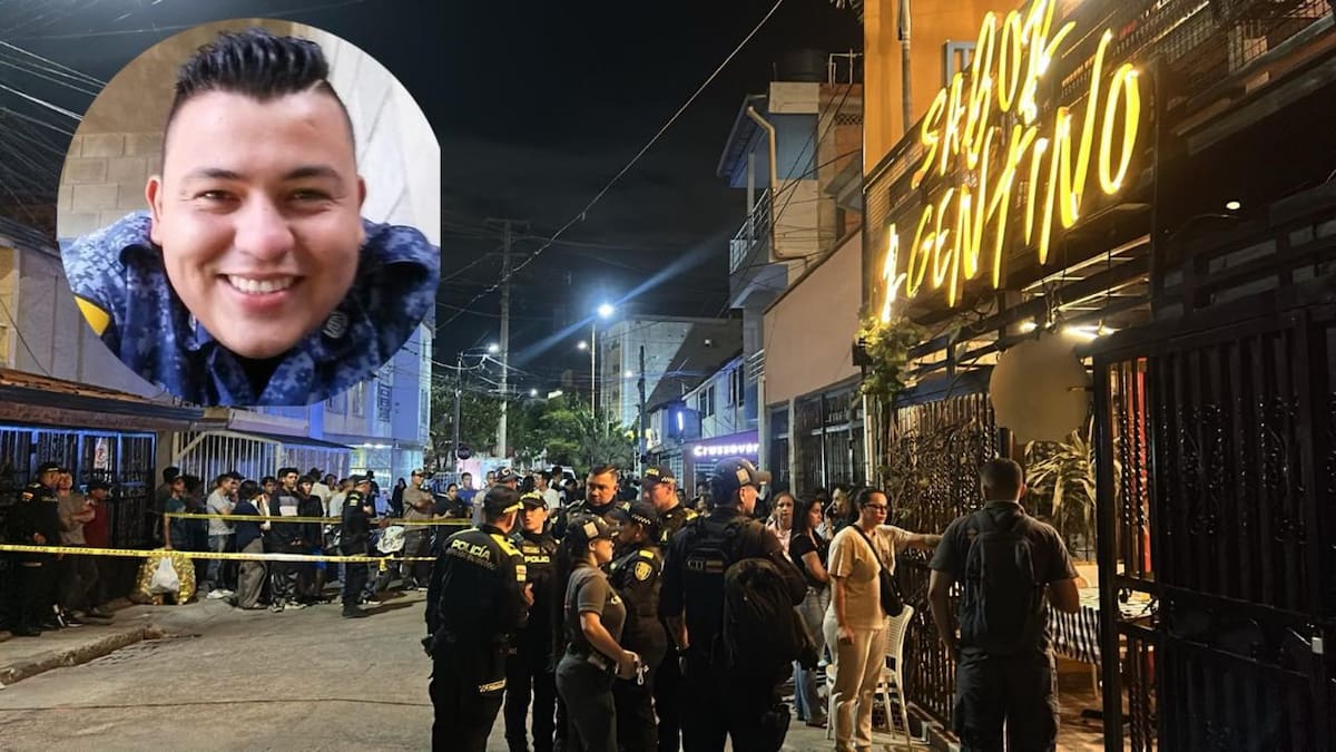 Diego Acevedo Garzón, funcionario del Inpec y propietario del restaurante Sabor Argentino, fue asesinado a tiros en su negocio, ubicado en Girón, Santander. //FOTO: CANAL TRO.