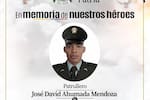José David Ahumada, el policía que murió atacado mientras estaba de servicio