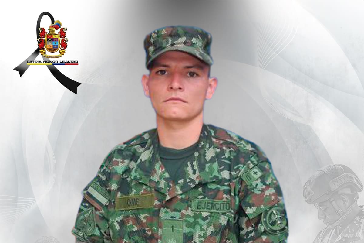 Dolor: Brayan Ome, el soldado que murió en enfrentamiento con disidencias de las Farc