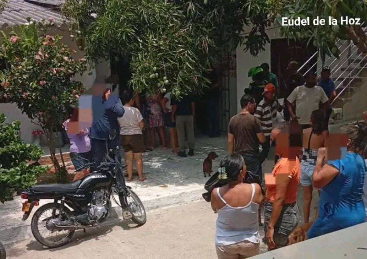 El crimen ocurrió en la mañana de este miércoles 8 de abril, en el barrio Ciudadela La Paz, en Baranoa. // FOTO: EUDEL DE LA HOZ.