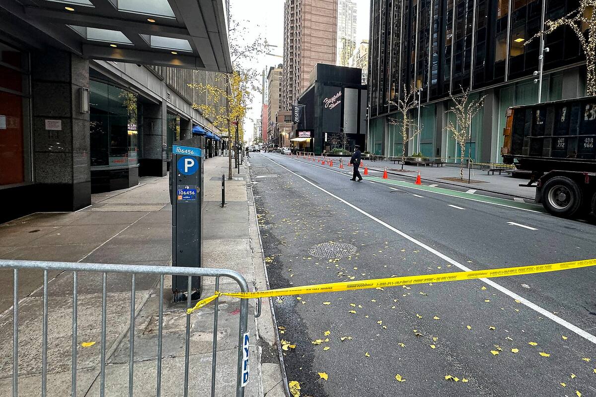 El hotel de Manhattan donde ocurrió el tiroteo. //AP