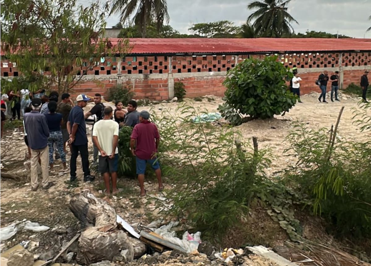 En este lugar del corregimiento La Playa, jurisdicción de Barranquilla, fue encontrado muerto Roniel Antonio Marimón De la Hoz.//Cortesía Red de Cooperantes.