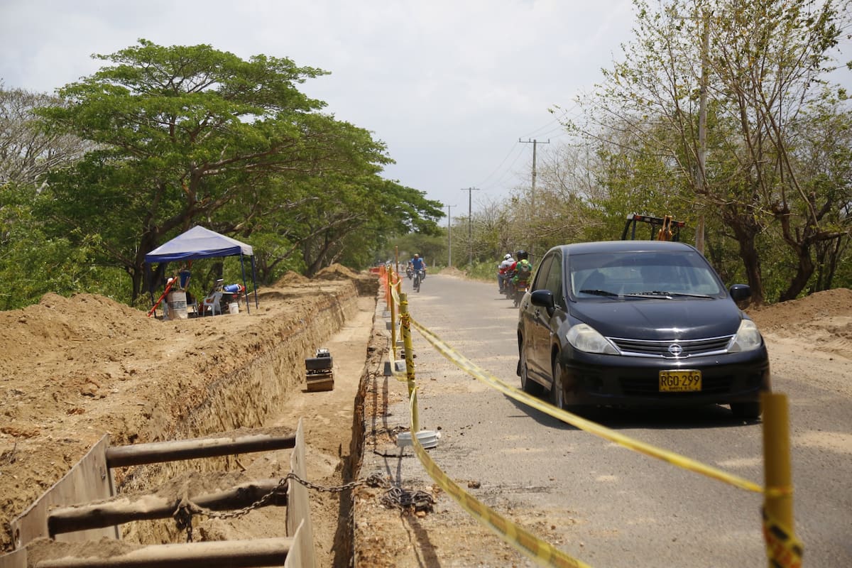 Alcantarillado en Bayunca y Pontezuela avanza con varios frentes de trabajo