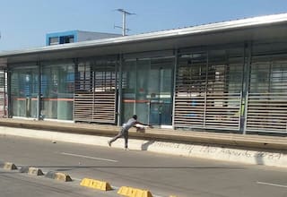 Video: Disturbios durante paro de transportadores afectan estación de Transcaribe