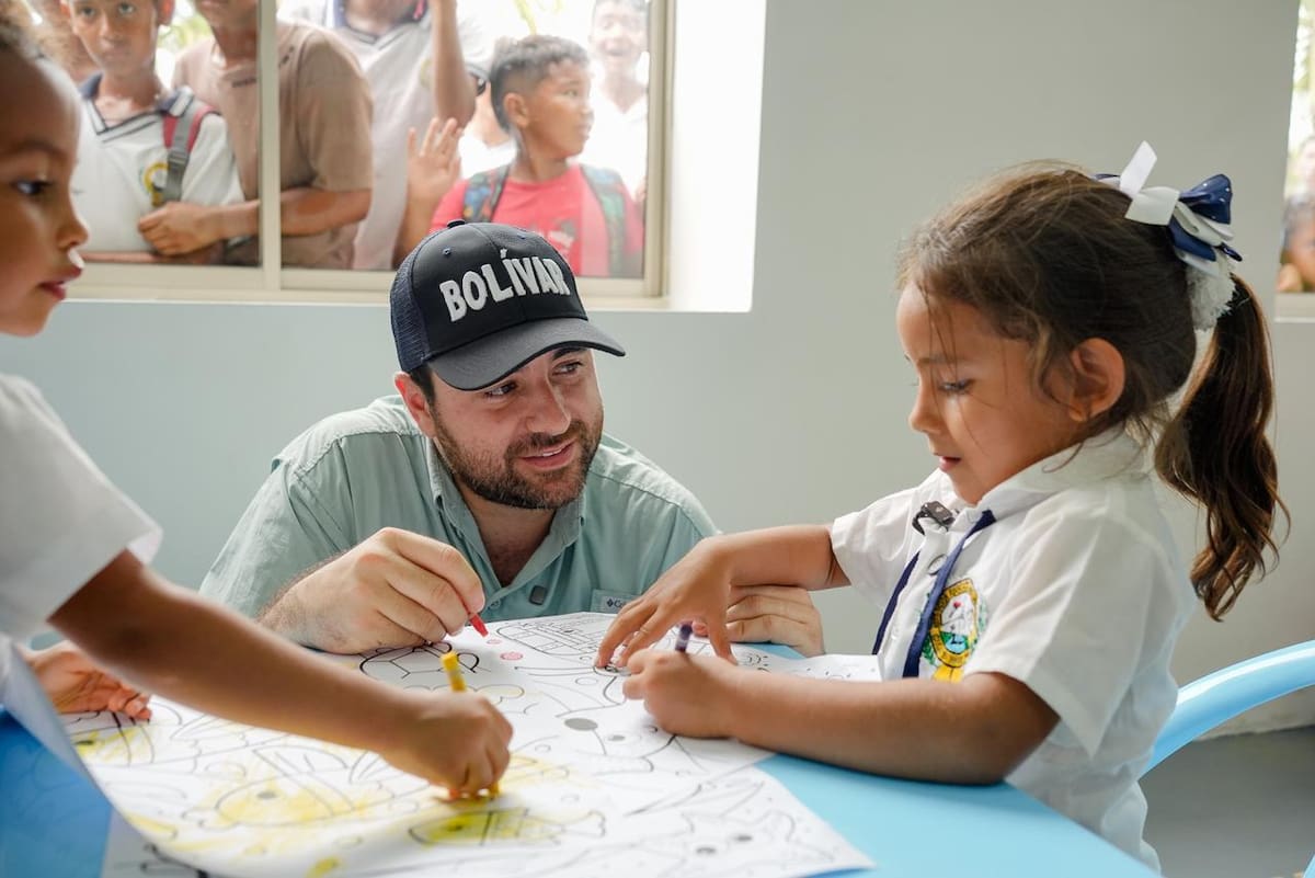 Así es la moderna ludoteca que ya disfrutan los niños de Achí. // Foto: Gobernación de Bolívar