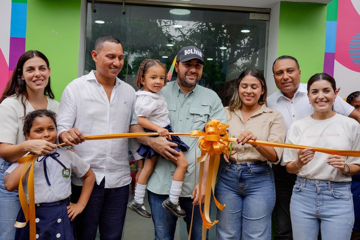 Gobernación inaugura ludoteca en Achí para impulsar la educación y el desarrollo infantil. // Foto: Gobernación de Bolívar
