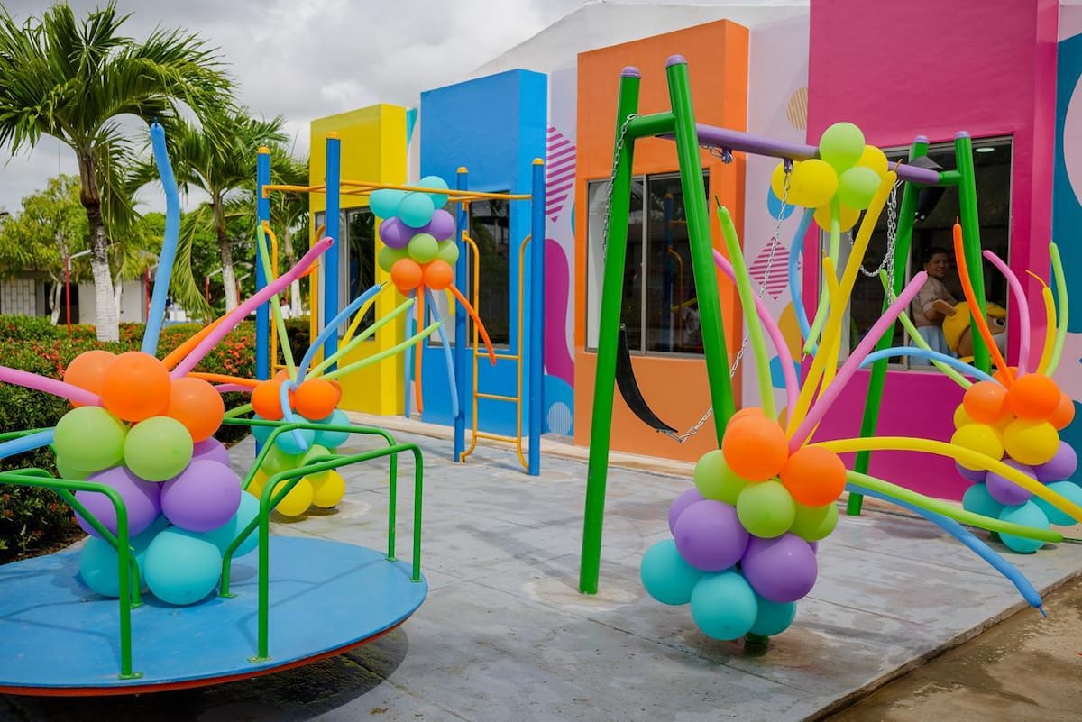Así es la moderna ludoteca que ya disfrutan los niños de Achí. // Foto: Gobernación de Bolívar