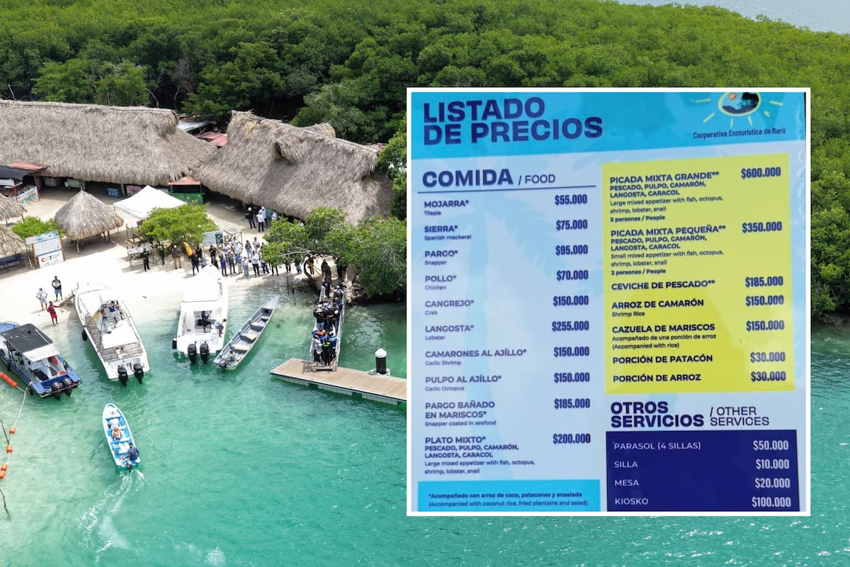 Lista de precios en Cholón desata críticas: limonada a $50.000, Alcaldía responde