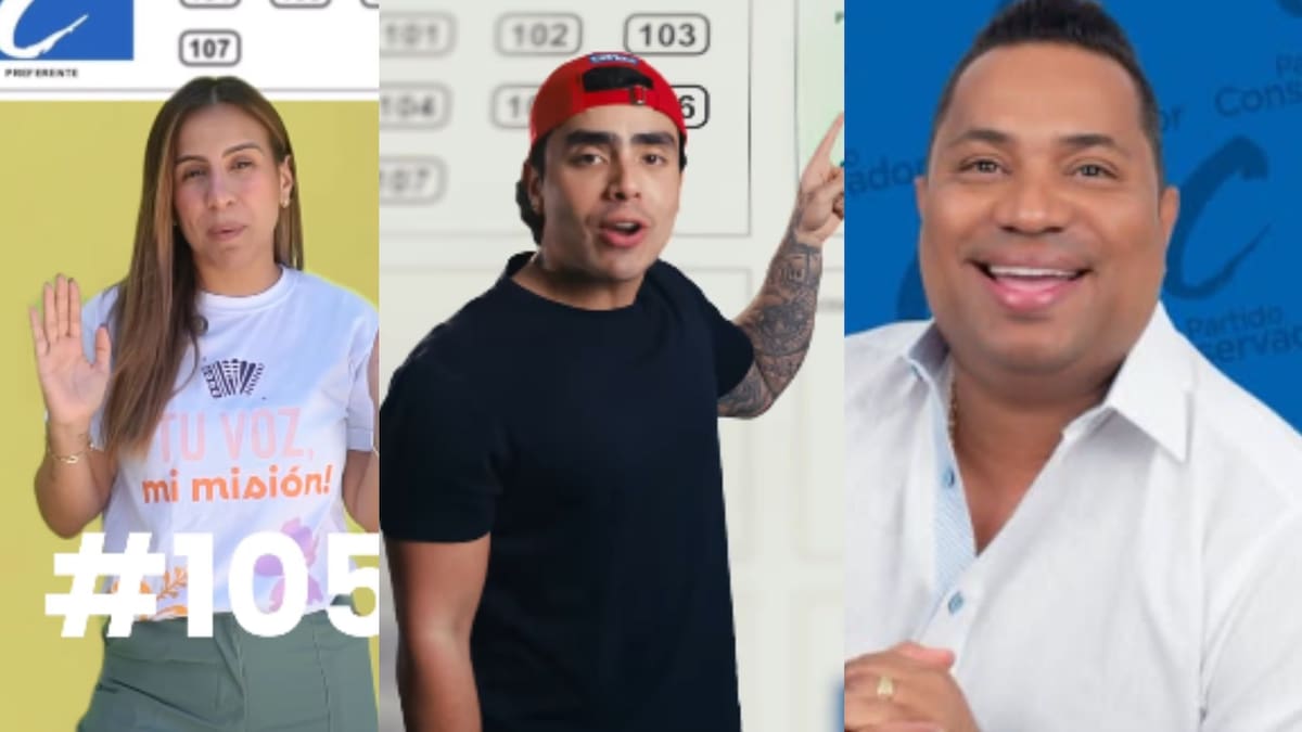Así fue a los influencers en las elecciones 2026. // Redes sociales - IG Lily Díaz - Felipe Saruma y Edwin Brito