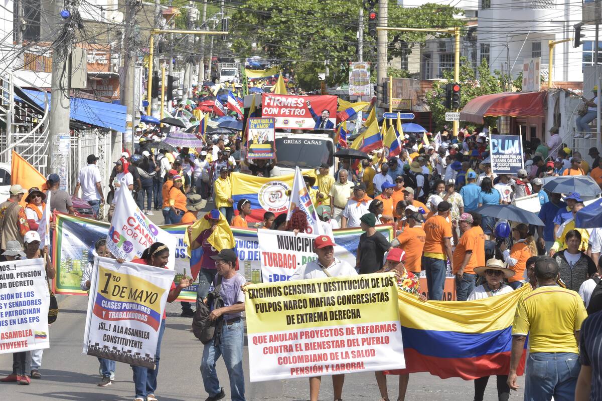 Marchas: así explica el 1 de mayo en Colombia la IA