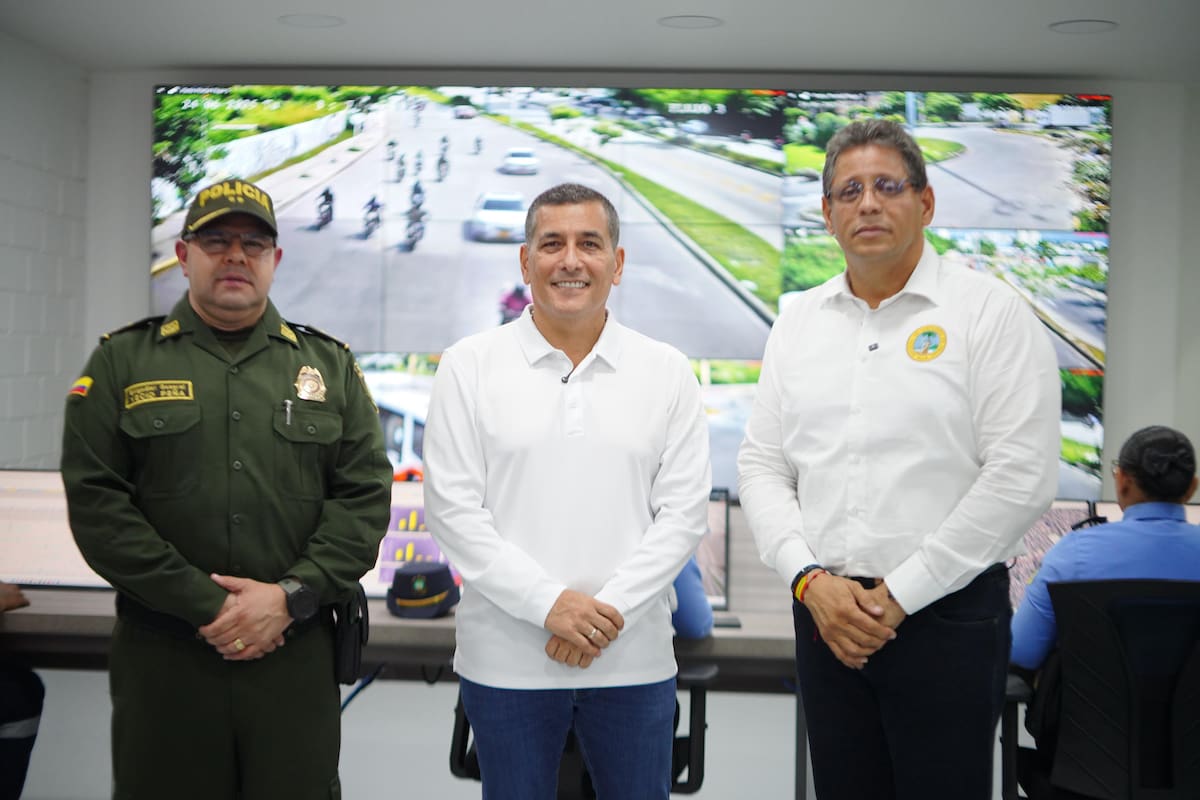 Así funciona la nueva Central Semafórica Inteligente de Cartagena. // Foto: Cortesía.