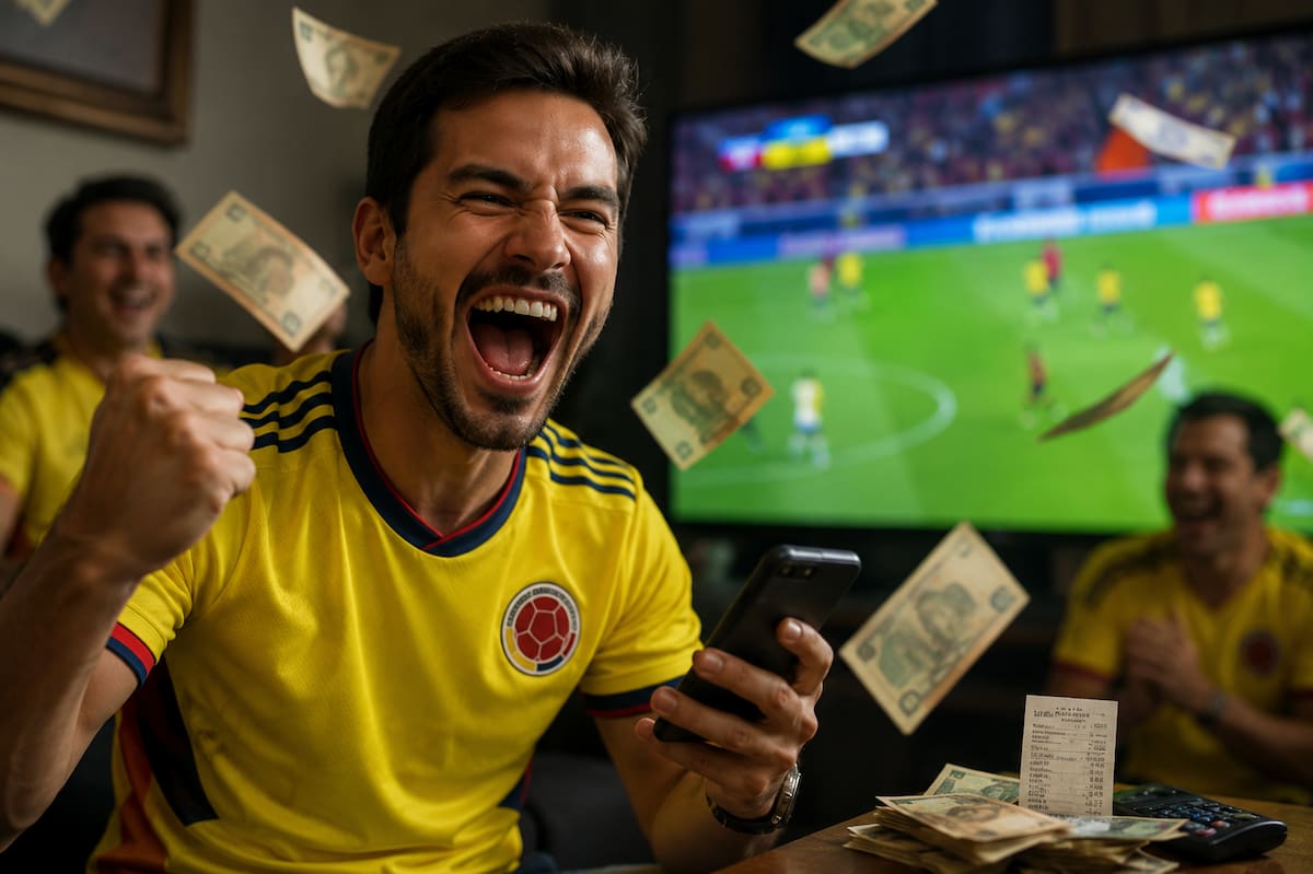 Más de 215.000 personas participaron en la polla mundialista, pero solo un colombiano logró quedarse con el premio mayor de $500 millones. Foto de // Canva.