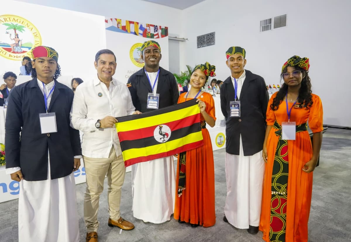 Así jóvenes de Cartagena asumen roles diplomáticos en el DICMUN 2026. // Foto: cortesía - Alcaldía de Cartagena