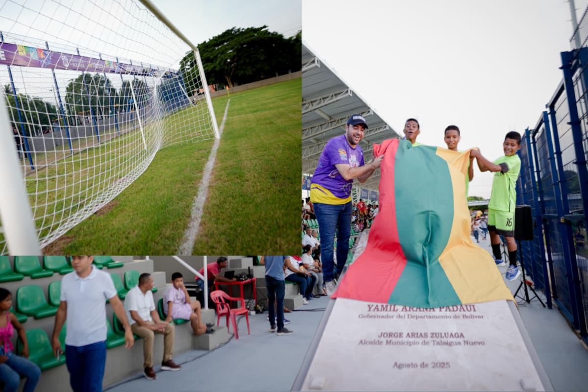 Bolívar: conozca el nuevo estadio de fútbol de Talaigua