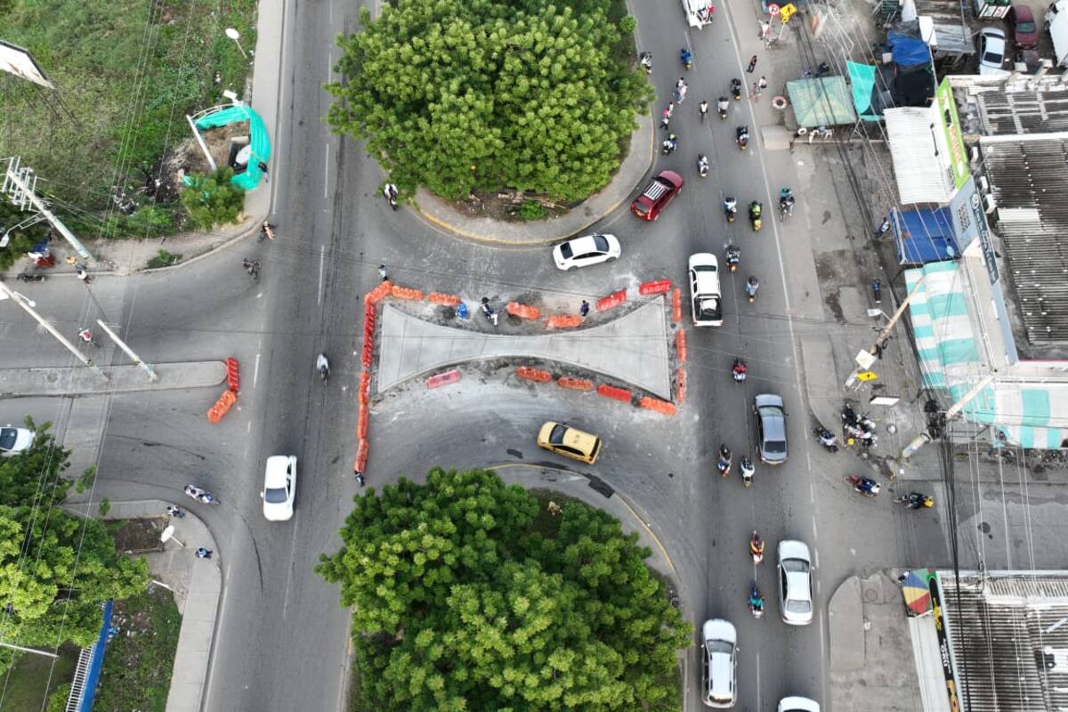 Fotos: Así se ve el corbatín en concreto que construyó Dumek en La Carolina