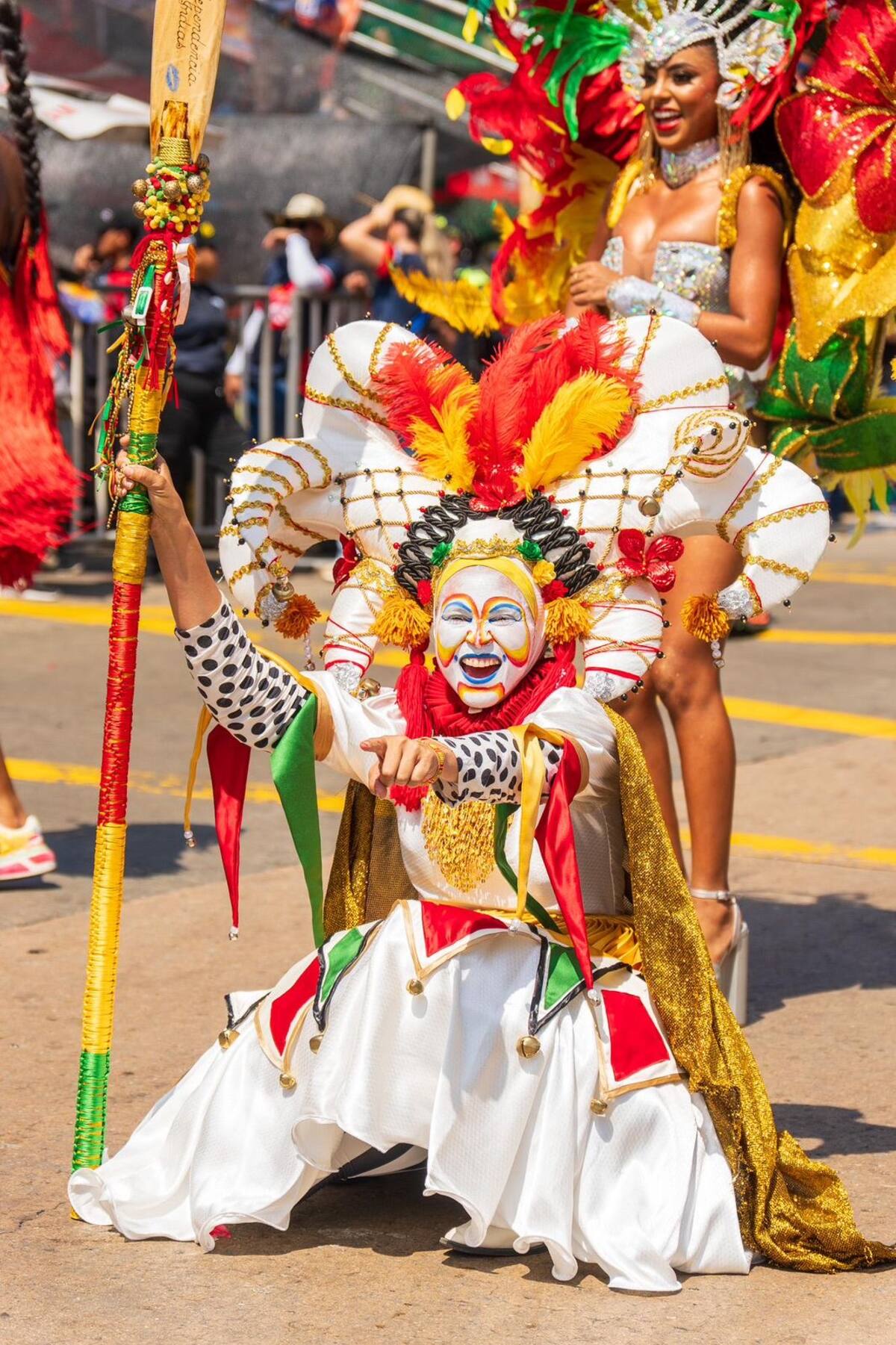 Así se vivió la Batalla de Flores en Barranquilla. // cortesía: IPCC
