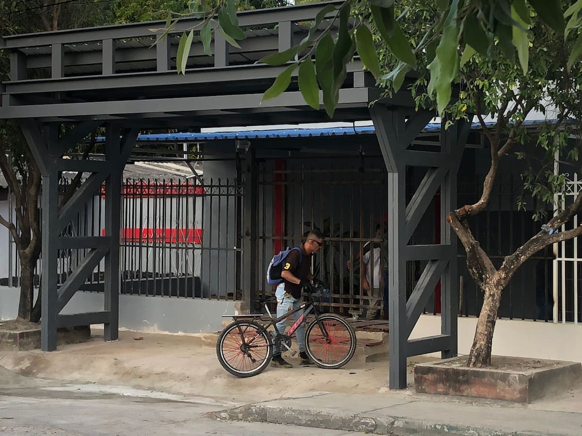 Así luce la recuperación del colegio Madre Laura en su sede José Maria Castillo y Rada, en el barrio Armenia. // Foto: El Universal