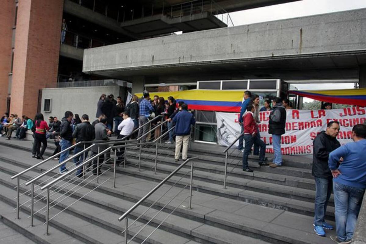Paro judicial. COLPRENSA