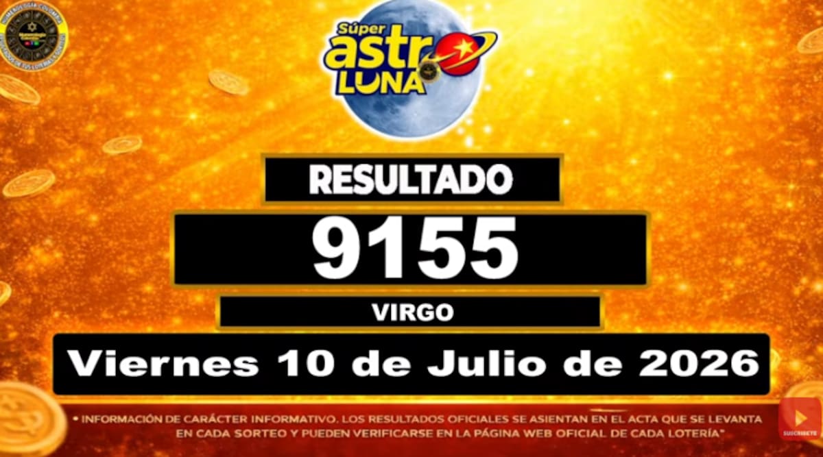Astro luna del 10 de julio de 2026. // Foto: captura de pantalla del canal de YouTube @NumerologíaColombia.