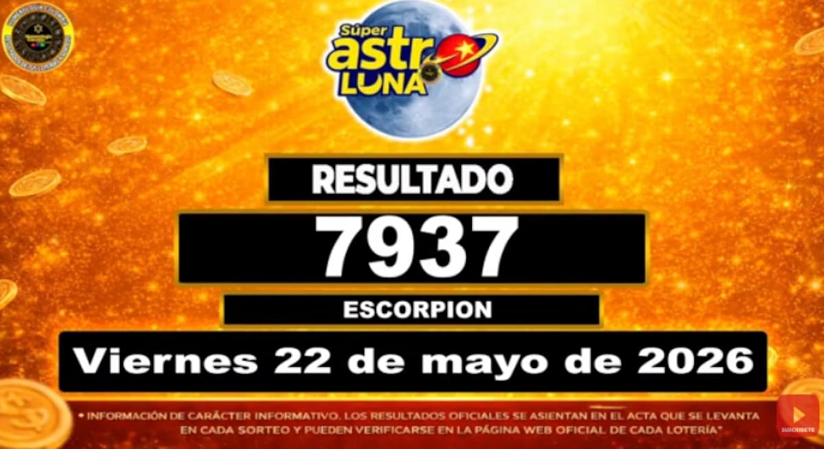 Astro Luna del 22 de mayo de 2026. // Foto: captura de pantalla