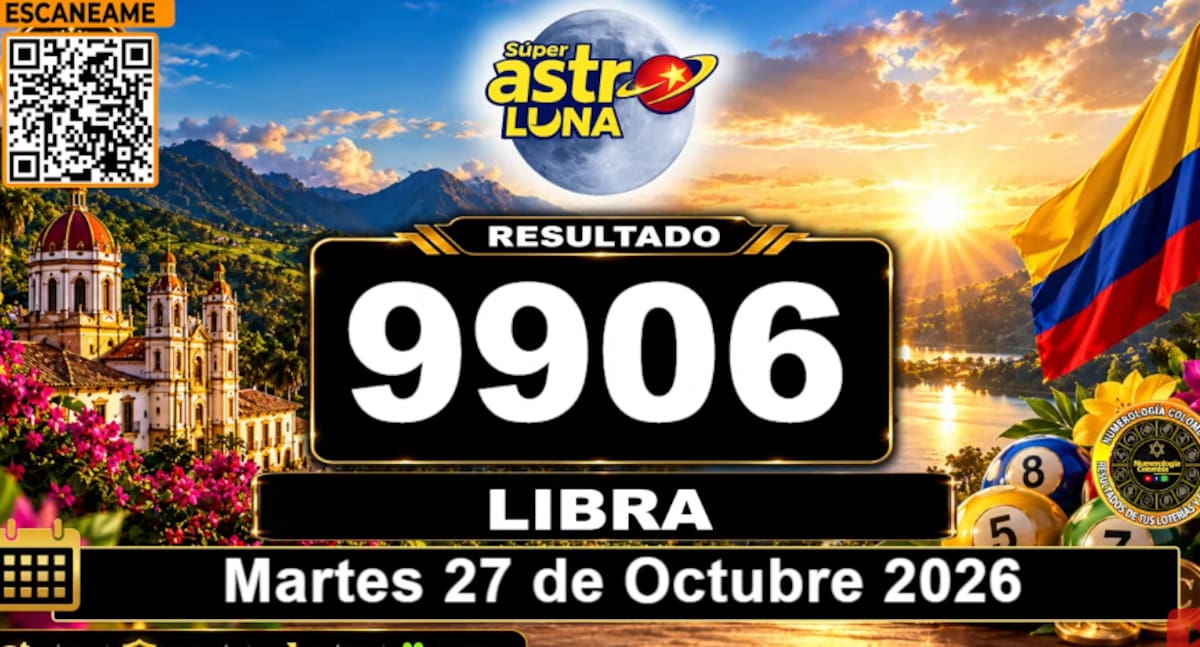 Astro Luna del 27 de octubre de 2026. // Foto: captura de pantalla del canal de YouTube @NumerologíaColombia.